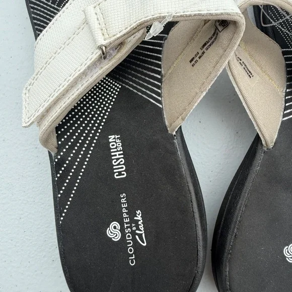 Brinkley Marin Womens Faux Leather Thong Flip-Flops size 6 - Picture 2 of 8